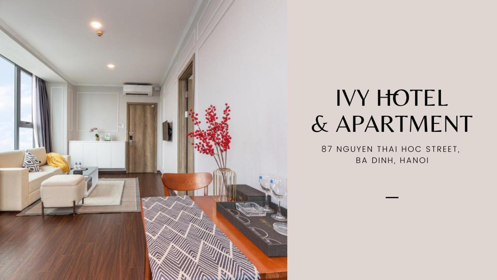 Ivy Hotel & Apartment - Stay 24H Hanoj Exteriér fotografie